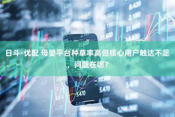 日斗-优配 母婴平台种草率高但核心用户触达不足，问题在哪？