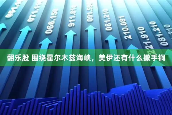 翻乐股 围绕霍尔木兹海峡，美伊还有什么撒手锏
